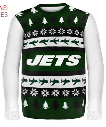 Best New York Jets_ New York Jets Nfl Ugly Christmas Sweater Wordmark