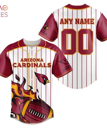 Nfl Arizona Cardinals, Specialized Design In Varsity Baseball Jersey Limited Edition