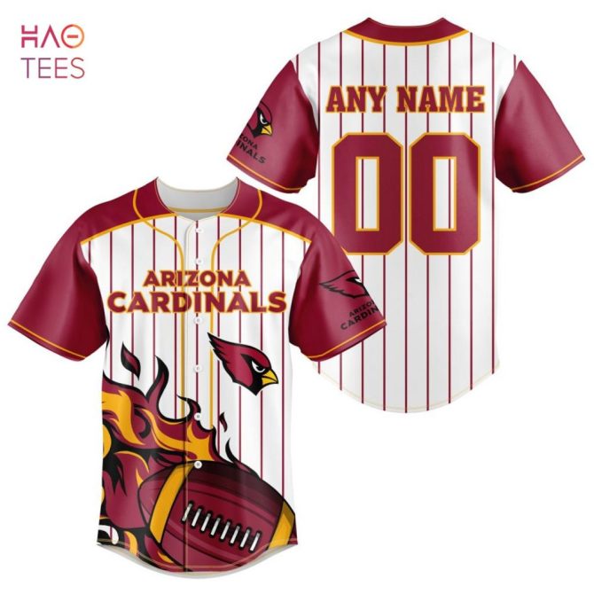 Nfl Arizona Cardinals, Specialized Design In Varsity Baseball Jersey Limited Edition