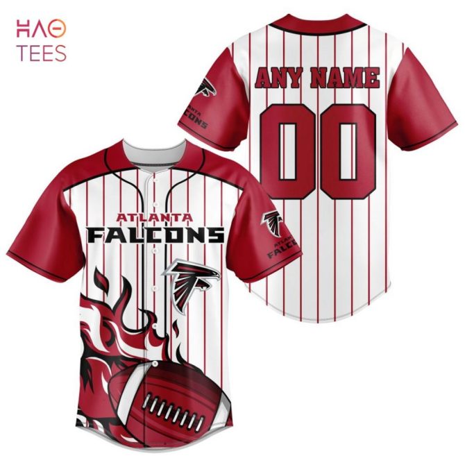 Nfl Atlanta Falcons, Specialized Design In Varsity Baseball Jersey Limited Edition