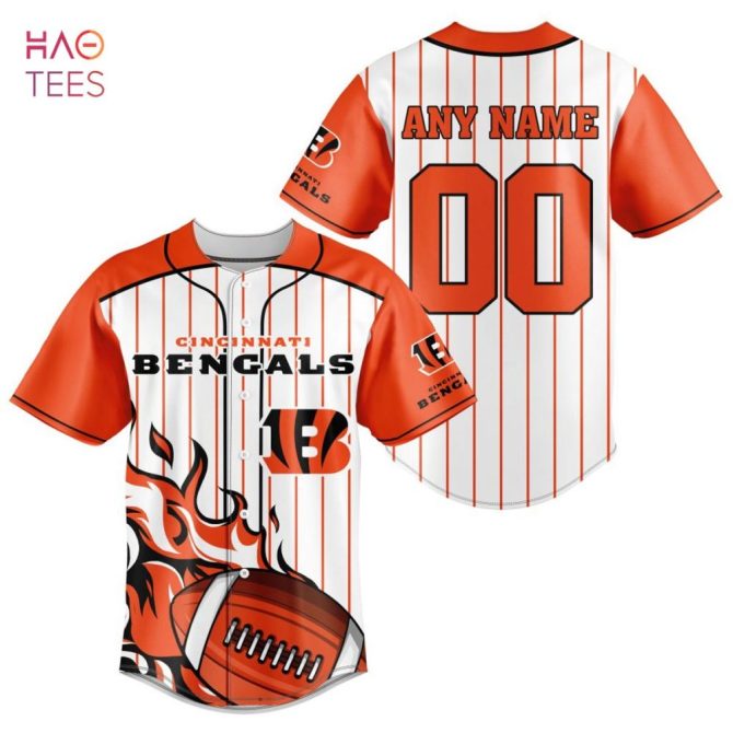 Nfl Cincinnati Bengals, Specialized Design In Varsity Baseball Jersey Limited Edition