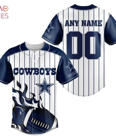 Nfl Dallas Cowboysls, Specialized Design In Varsity Baseball Jersey Limited Edition
