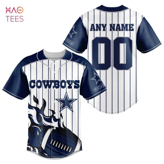 Nfl Dallas Cowboysls, Specialized Design In Varsity Baseball Jersey Limited Edition