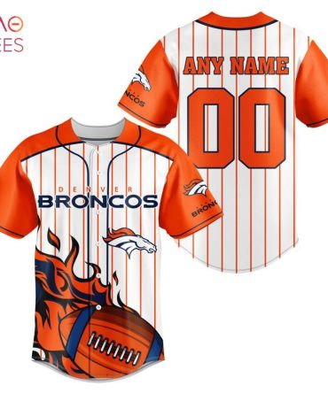 Nfl Denver Broncos, Specialized Design In Varsity Baseball Jersey Limited Edition