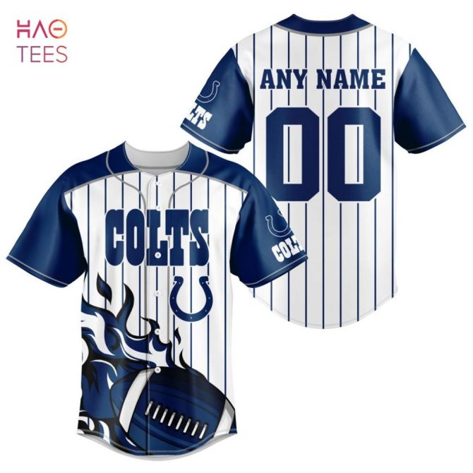 Nfl Indianapolis Colts, Specialized Design In Varsity Baseball Jersey Limited Edition