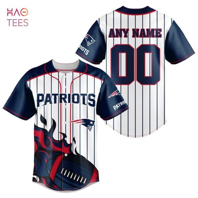 Nfl New England Patriots, Specialized Design In Varsity Baseball Jersey Limited Edition