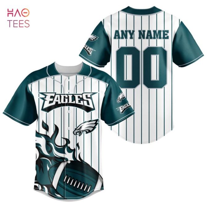 Nfl Philadelphia Eagles, Specialized Design In Varsity Baseball Jersey Limited Edition