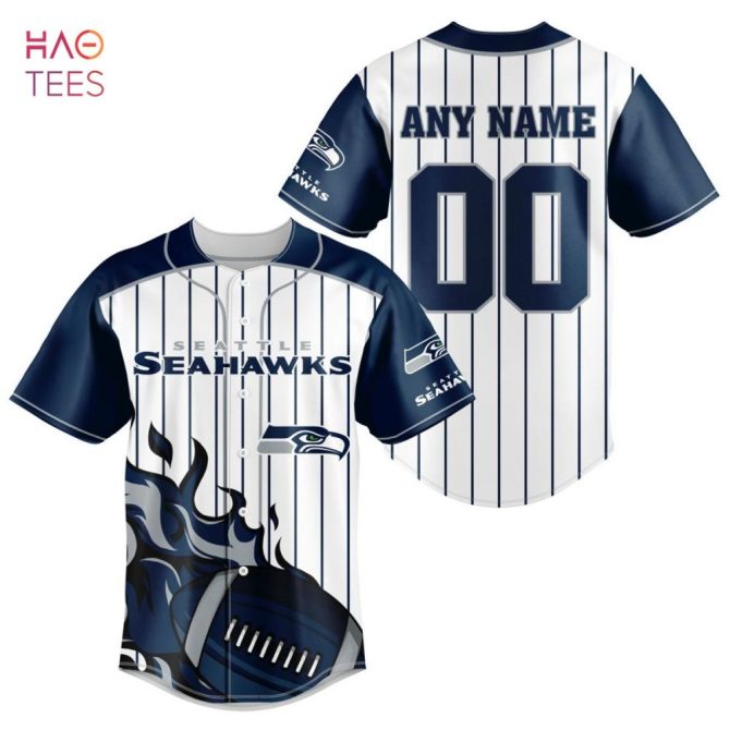 Nfl Seattle Seahawks, Specialized Design In Varsity Baseball Jersey Limited Edition
