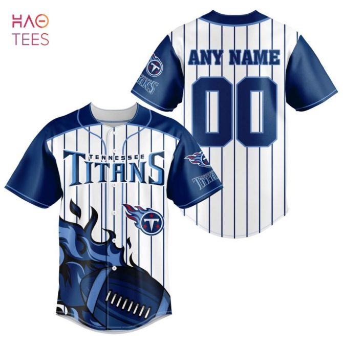 Nfl Tennessee Titans, Specialized Design In Varsity Baseball Jersey Limited Edition