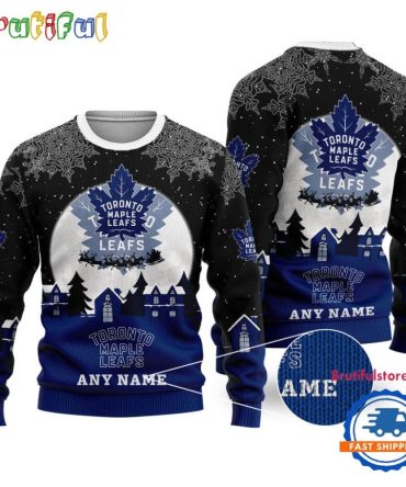 Nhl Toronto Maple Leafs Hockey Litmited Christmas Ugly Sweater