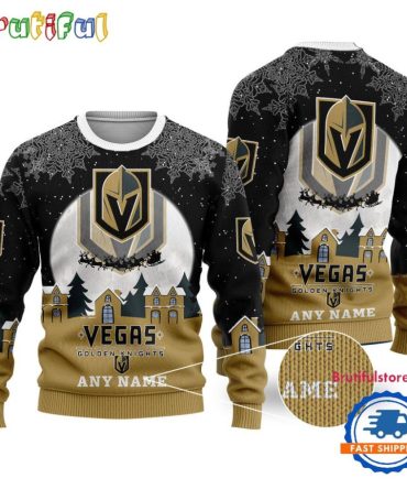 Nhl Vegas Golden Knights Hockey Litmited Christmas Ugly Sweater