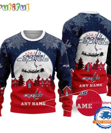 Nhl Washington Capitals Hockey Litmited Christmas Ugly Sweater