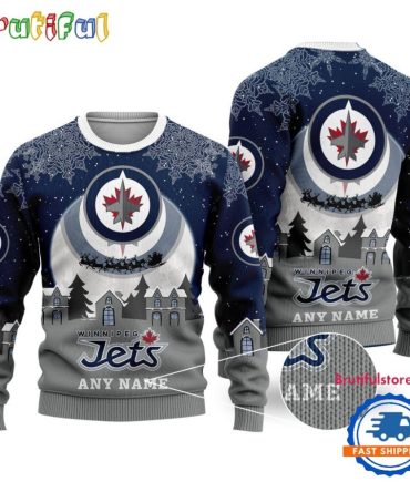 Nhl Winnipeg Jets Hockey Litmited Christmas Ugly Sweater