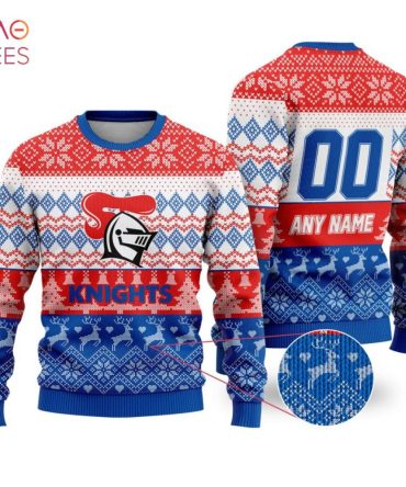 Customizable Knights Ugly Christmas Sweater - Add Your Name & Number - Festive Holiday Knit