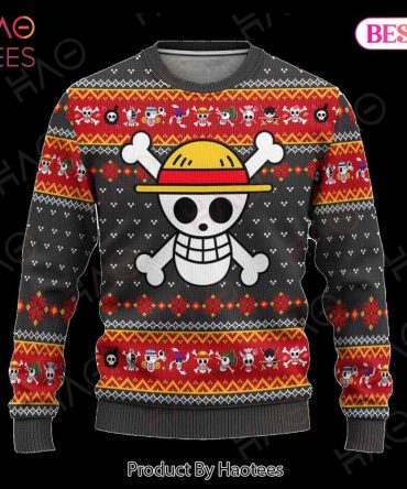 Cozy Pirate-Themed Holiday Sweater – Unisex Crewneck Knit, Perfect Gift!