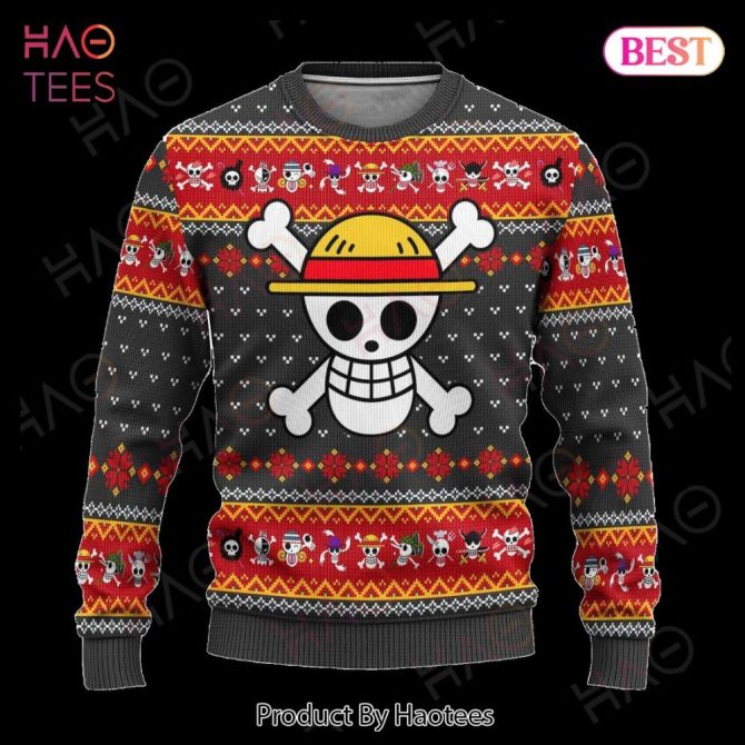 Cozy Pirate-Themed Holiday Sweater – Unisex Crewneck Knit, Perfect Gift!