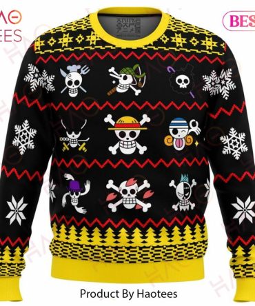 Cozy Anime Skulls Christmas Sweater – Fun Festive Holiday Wear For Fans