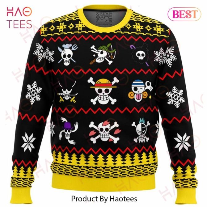 Cozy Anime Skulls Christmas Sweater – Fun Festive Holiday Wear For Fans