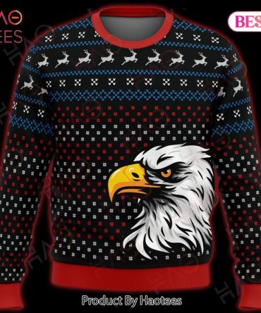 Bold Eagle Ugly Christmas Sweater – Festive Knit For Holiday Cheer