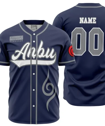 Personalized Anbu Shippuden Baseball Jersey