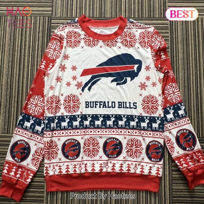 Buffalo Bills Ugly Christmas Sweater - Festive Nfl Holiday Pullover For Fans