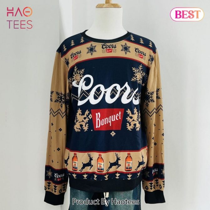 Coors Banquet Holiday Sweater - Festive Design, Perfect Gift For Beer Lovers!
