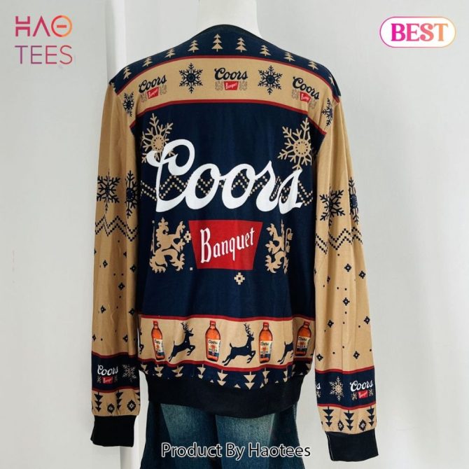 Coors Banquet Holiday Sweater - Festive Design, Perfect Gift For Beer Lovers! - Image 2