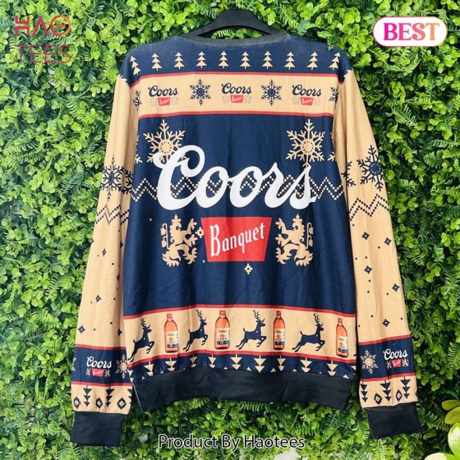 Coors Banquet Holiday Sweater - Festive Design, Perfect Gift For Beer Lovers! - Image 4