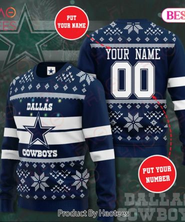 Personalized Dallas Cowboys Christmas Ugly Christmas Sweater