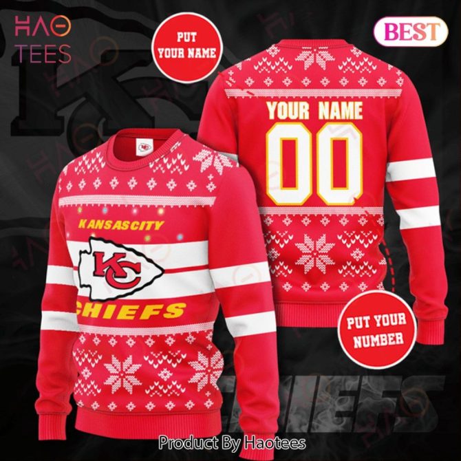 Personalized Kansas City Chiefs Nfl Christmas Ugly Christmas Sweater