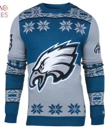 Best Philadelphia Eagles Big Logo Nfl Ugly Christmas Sweater