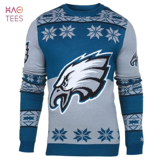 Best Philadelphia Eagles Big Logo Nfl Ugly Christmas Sweater