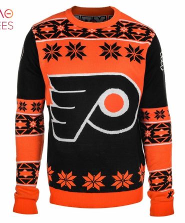 Best Philadelphia Flyers Big Logo Nhl Ugly Christmas Sweater