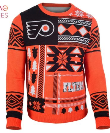 Best Philadelphia Flyers Nhl Patches Ugly Christmas Sweater