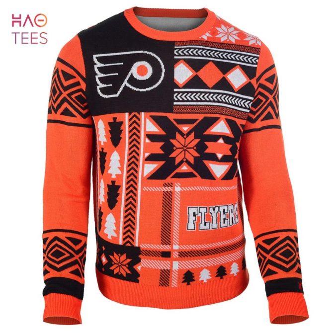 Best Philadelphia Flyers Nhl Patches Ugly Christmas Sweater