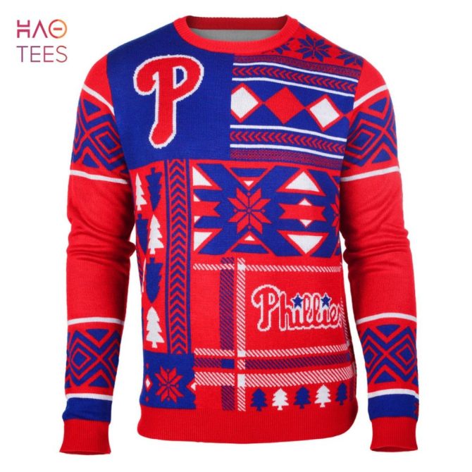 Best Philadelphia Phillies Patches Mlb Ugly Christmas Sweater