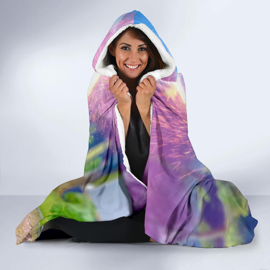 Pikachu Kidnap Pokemon Hooded Blanket - Image 3