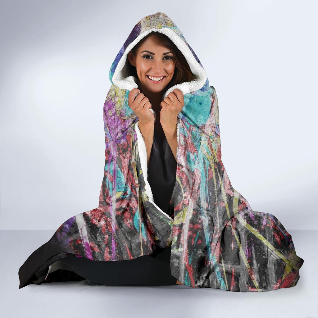 Pikachu Painting Pokemon Hooded Blanket - Image 3