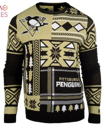 Best Pittsburgh Penguins Nhl Patches Ugly Christmas Sweater