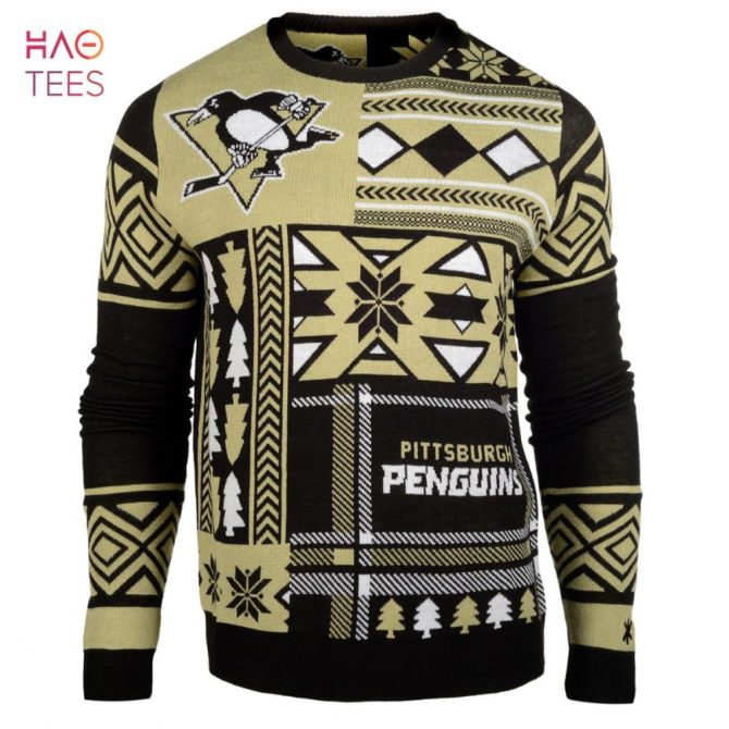 Best Pittsburgh Penguins Nhl Patches Ugly Christmas Sweater