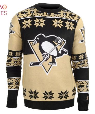 Best Pittsburgh Penguins_ Pittsburgh Penguins Big Logo Nhl Ugly Christmas Sweater