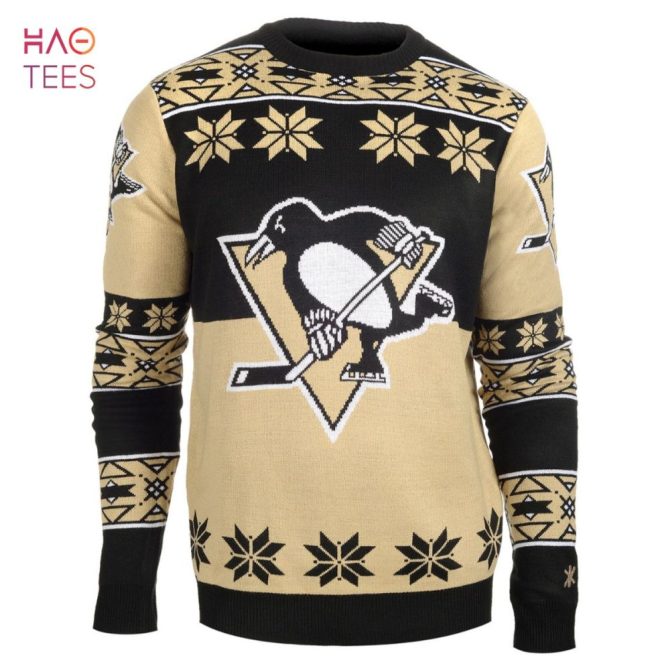 Best Pittsburgh Penguins_ Pittsburgh Penguins Big Logo Nhl Ugly Christmas Sweater