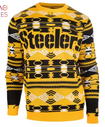 Best Pittsburgh Steelers Nfl Aztec Ugly Crew Neck Ugly Christmas Sweater