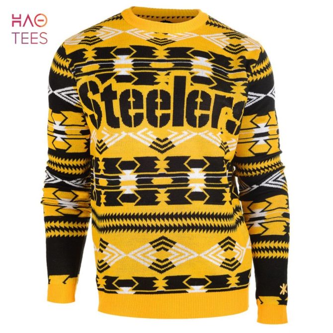 Best Pittsburgh Steelers Nfl Aztec Ugly Crew Neck Ugly Christmas Sweater
