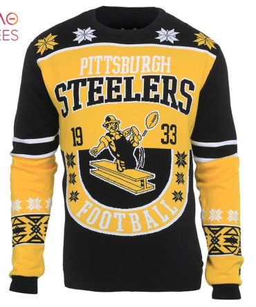 Best Pittsburgh Steelers Retro Cotton Ugly Christmas Sweater