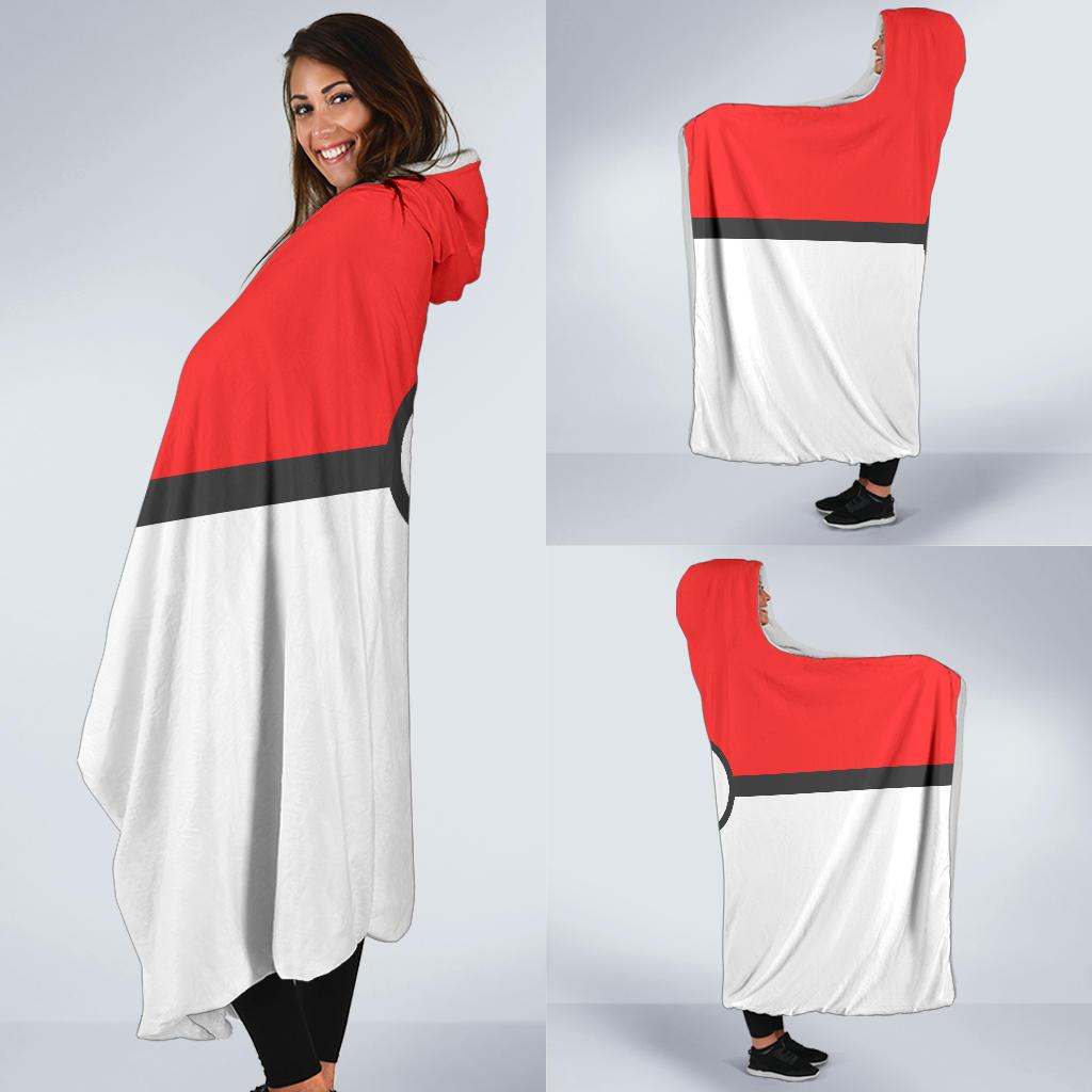 Pokemon Ball Hooded Blanket - Image 2