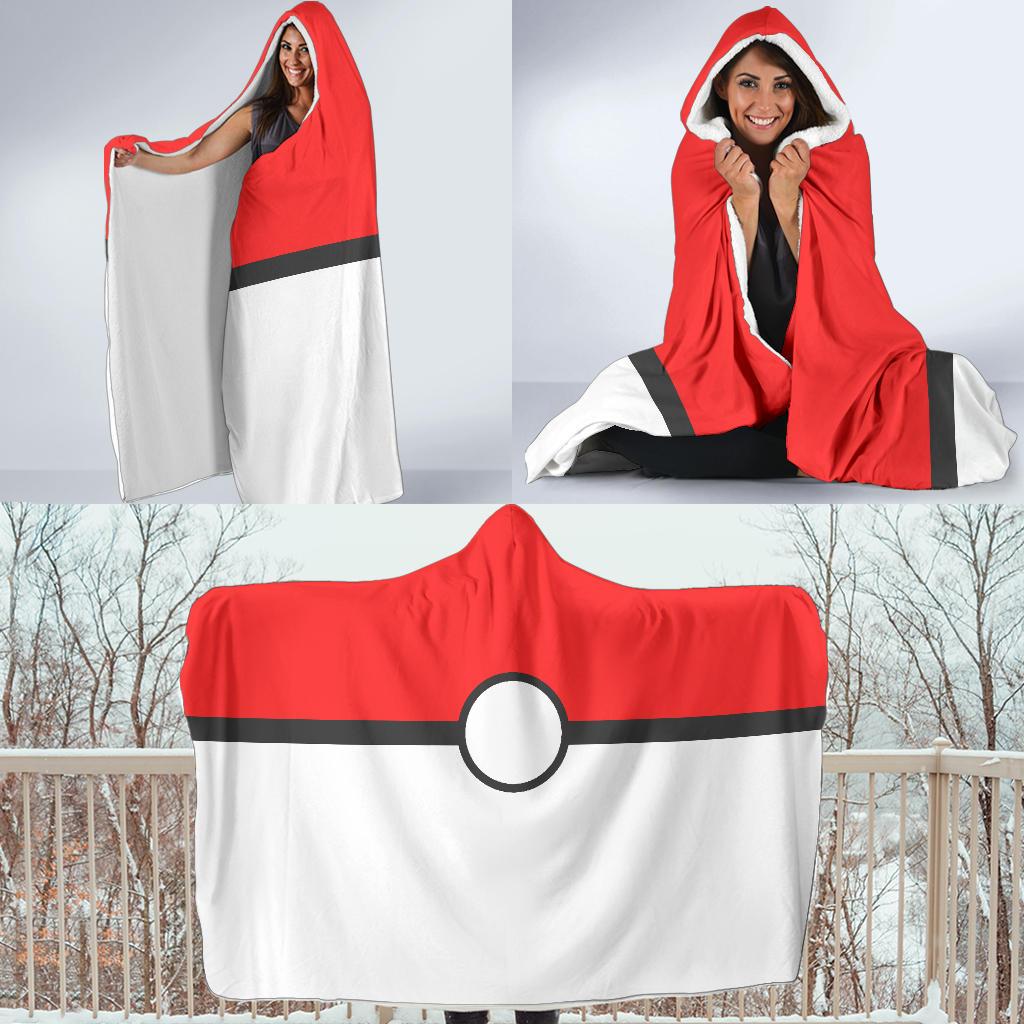 Pokemon Ball Hooded Blanket - Image 4