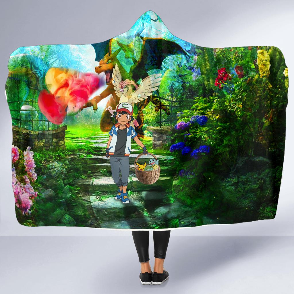 Pokemon Basket Hooded Blanket - Image 5