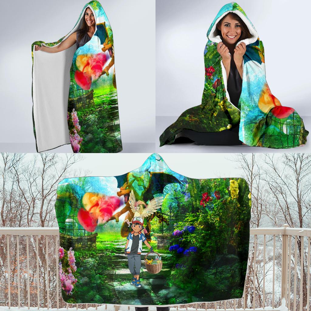 Pokemon Basket Hooded Blanket - Image 4