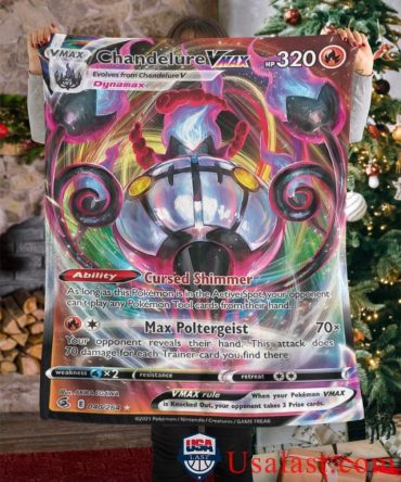 Epic Chandelure Vmax Jumbo Pokémon Card – Perfect For Collectors & Fans!